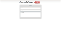 Desktop Screenshot of gamesbc.com