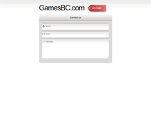 Tablet Screenshot of gamesbc.com